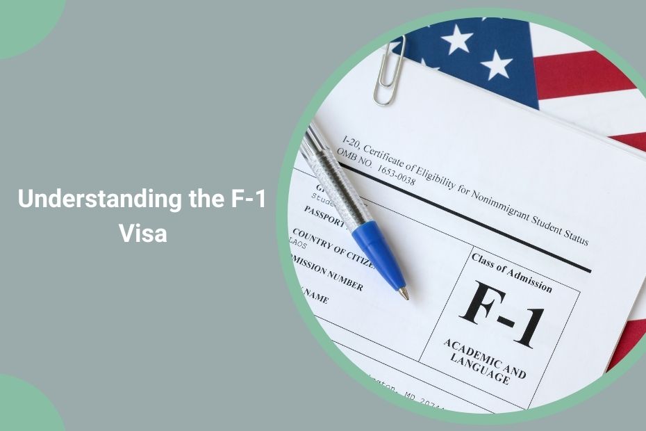 International student holding Form I-20 and preparing for an F-1 visa interview.