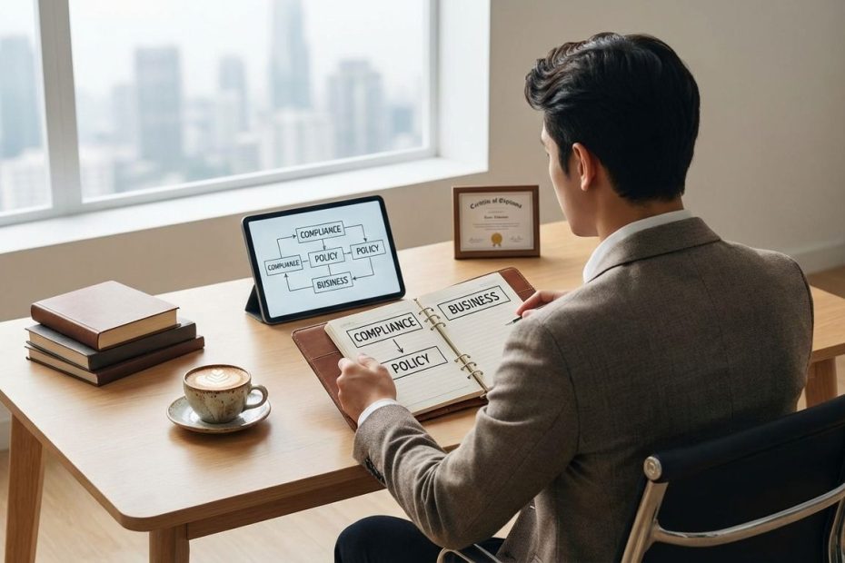 Law graduate exploring alternative law degree careers on a laptop